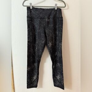 Stylish Black and White Patterned Leggings